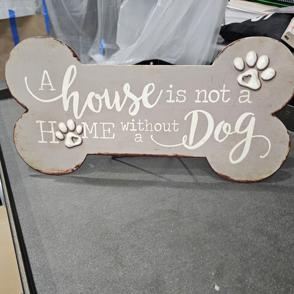 Rustic Dog Bone with stand